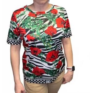 NEW AZI arcadia remix top in red
